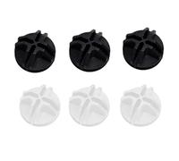 Vaeltor Lot de 80 connecteurs cubiques en plastique avec clips de fixation croisée pour étagères modulaires d'armoire, placard, boucles de cage (noir + blanc)