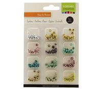 Vaessen Creative 10824/01 Kit d'œillets de 12 Couleurs Métal Multicolore 10 x 10 x 1,2 cm