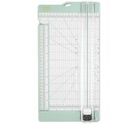 Vaessen Creative 2207-108 Massicot Et Plaque De Rainurage 6¿ Pour Scrapbooking, Création De Cartes Et Autres Loisirs Créatifs En Papier, Plastique, Blanc, 15,2 X 30,5 Cm