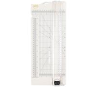 Vaessen Creative 2207-108 Massicot Et Plaque De Rainurage 6¿ Pour Scrapbooking, Création De Cartes Et Autres Loisirs Créatifs En Papier, Plastique, Blanc, 15,2 X 30,5 Cm