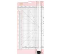 Vaessen Creative 2207-108 Massicot Et Plaque De Rainurage 6¿ Pour Scrapbooking, Création De Cartes Et Autres Loisirs Créatifs En Papier, Plastique, Blanc, 15,2 X 30,5 Cm