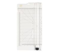 Vaessen Creative 2207-108 Massicot et Plaque de Rainurage 6” pour Scrapbooking, Création de Cartes et Autres Loisirs Créatifs en Papier, Plastique, Blanc, 15,2 x 30,5 cm
