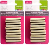 Vaessen Creative 3609-022 Recharge de Mousse pour Applicateur d'encre Noir 3,5 x 4,5 x 0,5 cm (Lot de 2)