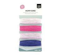 Vaessen Creative 3908-007 Corde de Chanvre Bio Multicolore 16,3 x 7,9 x 1 cm