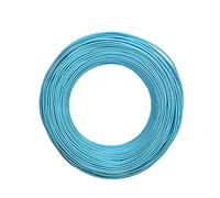 Vaessen Creative Aluminium 60 m x 2 mm Métallique Turquoise (Bleu) -Fil de Fer Souple pour Loisirs Créatifs, Perlage et Fabrication de Bijoux, Taille Unique