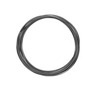 Vaessen Creative Aluminium Triangulaire 5 m x 0,5 mm x 2,8 mm Anthracite (Gris) -Fil de Fer Souple pour Loisirs Créatifs, Perlage et Fabrication de Bijoux, Taille Unique