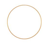 Vaessen Creative Cercle en Métal Ø 30 cm x 3 mm - Cerceau Doré pour Attrape-Rêve, Broderie, Décoration, Art Mural, Macramé et DIY