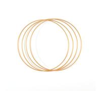 Vaessen Creative Cercle en Métal - Doré - Ø 25 cm / 3 mm - Cerceau pour Macramé, Décoration, DIY, Art Mural et Attrape-Rêve, D'or
