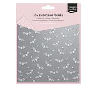 Vaessen Creative Classeur de Gaufrage 3D-Chauves-Souris 15 x 15 cm-Matériel pour Scrapbooking, Cartes, Halloween, Automne, DIY et Bricolage, Transparent, 15 x 15cm