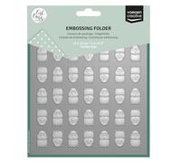 Vaessen Creative Classeur de Gaufrage 3D - Cochons d'Inde 15 x 15 cm - Matériel pour Scrapbooking, Cartes, DIY et Bricolage