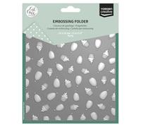 Vaessen Creative Classeur de Gaufrage 3D-Cupcakes & Ballons 15 x 15 cm-Matériel pour Scrapbooking, Cartes Anniversaire, DIY et Bricolage, Blanc