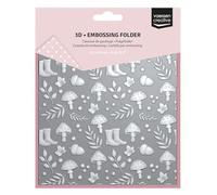 Vaessen Creative Classeur de Gaufrage 3D-Figures 15 x 15 cm-Matériel pour Scrapbooking, Cartes, Halloween, Automne, DIY et Bricolage, Transparent, 15 x 15cm