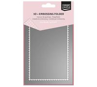 Vaessen Creative Classeur de Gaufrage 3D - Timbre 11 x 15 cm - Matériel pour Scrapbooking, Cartes, DIY et Bricolage