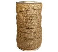 Vaessen Creative Corde de Jute - 25 m x 10 mm - Naturel - Chemin de Table - Ruban et Toile Jute pour Emballages Cadeaux, Décoration Mariage Bohème, Sac et Ameublement