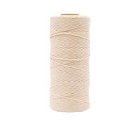 Vaessen Creative Corde Macramé - Naturel - 2 mm x 200 m - 100% coton - Beige - Fil pour Bracelets Brésiliens, Suspension pour Plantes, Crochet, Rideaux, Attrape-Rêve et Décorations