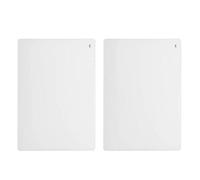 Vaessen creative Cut ˈEm Easy E, Lot de 2, Plaques de Embossing de Rechange, A5 Grande Taille pour Machine de Découpe et Gaufrage, Plastique, Transparent