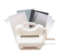 Vaessen Creative Cut ˈEm Easy Kit de Démarrage Machine de Découpage et Gaufrage A5, Blanc/Rose