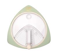Vaessen Creative Cutter Circulaire Ø 2,5 à Ø 15 cm - avec 3 Lames de Rechange - Coupe Papier Cercle Vert Menthe - Machine de Découpe pour Scrapbooking et Loisirs Créatifs, Caoutchouc