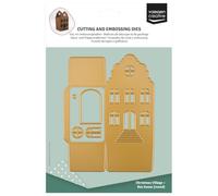 Vaessen Creative Dies Découpe & Gaufrage 5pcs - Boîte Maison Pignon Cloche