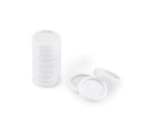 Vaessen Creative Disques de Reliure Blanc 24 mm - 11 pcs pour la Relieuse Bind Easy - Anneaux pour Relier Dossier, Document, Albums et Journaux - Réutilisable
