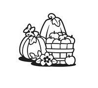 Vaessen Creative Dossier Citrouilles avec Panier 14,6 x 10,7 cm - Classeur Carterie, Scrapbooking, Journaling - Réutilisable, pour Machines de Découpe et de Gaufrage, Transparent, 17 x 8,4 x 0,5 cm