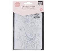 Vaessen Creative Dossier de Gaufrage Flocon de Neige 14,6 x 10,7 cm - Classeur de Gauffrage pour Carterie, Scrapbooking, Journaling - Réutilisable, Pour Machines de Découpe et de Gaufrage