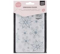 Vaessen Creative Dossier Flocons de Neige 14,6 x 10,7 cm - Classeur Carterie, Scrapbooking, Journaling - Réutilisable, pour Machines de Découpe et de Gaufrage, Transparent, 17 x 8,4 x 0,5 cm