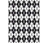 Vaessen Creative Dossier Diamants 12,7 x 17,7 cm - Classeur Carterie, Scrapbooking, Journaling - Réutilisable, pour Machines de Découpe et de Gaufrage, Transparent, 17 x 8,4 x 0,5 cm