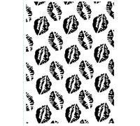 Vaessen Creative Dossier Embrasser Les Lèvres 14,6 x 10,7 cm - Classeur Carterie, Scrapbooking, Journaling - Réutilisable, pour Machines de Découpe et de Gaufrage, Transparent, 17 x 8,4 x 0,5 cm