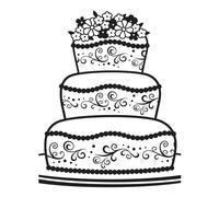 Vaessen Creative Dossier Gâteau de Fête 14,6 x 10,7 cm - Classeur Carterie, Scrapbooking, Journaling - Réutilisable, pour Machines de Découpe et de Gaufrage, Transparent, 17 x 8,4 x 0,5 cm