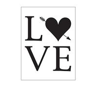 Vaessen Creative Dossier Love 14,6 x 10,7 cm - Classeur Carterie, Scrapbooking, Journaling - Réutilisable, pour Machines de Découpe et de Gaufrage, Transparent, 17 x 8,4 x 0,5 cm