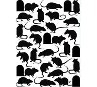 Vaessen Creative Dossier Souris 14,6 x 10,7 cm - Classeur Carterie, Scrapbooking, Journaling - Réutilisable, pour Machines de Découpe et de Gaufrage, Transparent, 17 x 8,4 x 0,5 cm