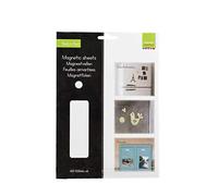 Vaessen Creative Feuille magnétique autocollante, poudre reconstitué, Noir, taille unique