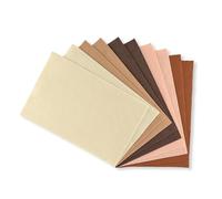 Vaessen Creative Feutrine - A4-1 mm - 10 feuilles - Beige/Brun - Tissu en Feutre pour Loisirs Créatifs, Patchwork et Art Créatif de Pâques et Noël
