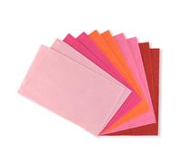 Vaessen Creative Feutrine - A4-1 mm - 10 feuilles - Rose - Tissu en Feutre pour Loisirs Créatifs, Patchwork et Art Créatif de Pâques et Noël