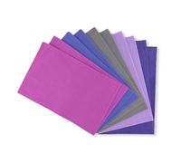 Vaessen Creative Feutrine - A4-1 mm - 10 feuilles - Violet - Tissu en Feutre pour Loisirs Créatifs, Patchwork et Art Créatif de Pâques et Noël