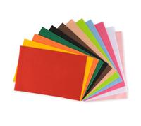 Vaessen Creative Feutrine - A4-1 mm - 12 feuilles - Couleurs Assorties - Tissu en Feutre pour Loisirs Créatifs, Patchwork et Art Créatif de Pâques et Noël