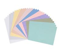 Vaessen Creative Feutrine Assortiment-10 Couleurs Pastel 1 mm-30 Feuilles-Tissu en Feutre pour Loisirs Créatifs, Couture, Costumes, Fleurs et Décorations, A3 (30 x 42 cm) x 1 mm, Set de 30 Pièces