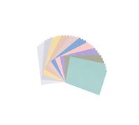 Vaessen Creative Feutrine Assortiment-10 Couleurs Pastel 1 mm-30 Feuilles-Tissu en Feutre pour Loisirs Créatifs, Couture, Costumes, Fleurs et Décorations, A6 (10 x 15 cm) x 1 mm, Set de 30 Pièces