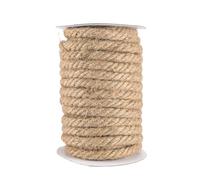 Vaessen Creative Ficelle Jute 10 mm x 10 m - Corde Naturelle Fine pour Jardinage, Extérieur, Emballages Cadeaux et Décoration Mariage Bohème