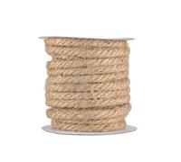 Vaessen Creative Ficelle Jute 8 mm x 50 m - Corde Naturelle Fine pour Jardinage, Extérieur, Emballages Cadeaux et Décoration Mariage Bohème