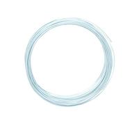 Vaessen Creative Fil Aluminium 10 m x 1 mm - Fil Métallique Ice Blue (Bleu) - Fil de Fer Souple pour Loisirs Créatifs, Perlage et Fabrication de Bijoux