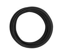 Vaessen Creative Fil Aluminium 10 m x 4 mm - Fil Métallique Black (Noir) - Fil de Fer Souple pour Loisirs Créatifs, Perlage et Fabrication de Bijoux