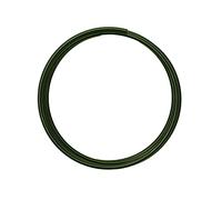 Vaessen Creative Fil Aluminium 2 m x 4 mm - Fil Métallique Dark Green (Vert) - Fil de Fer Souple pour Loisirs Créatifs, Perlage et Fabrication de Bijoux