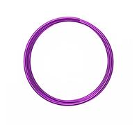Vaessen Creative Fil Aluminium 2 m x 4 mm - Fil Métallique Lavender (Violet) - Fil de Fer Souple pour Loisirs Créatifs, Perlage et Fabrication de Bijoux, Lavande
