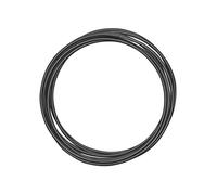 Vaessen Creative Fil Aluminium 3 m x 3 mm - Fil Métallique Anthracite Pantone (Gris) - Fil de Fer Souple pour Loisirs Créatifs, Perlage et Fabrication de Bijoux