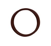 Vaessen Creative Fil Aluminium 5 m x 2 mm - Fil Métallique Brown (Marron) - Fil de Fer Souple pour Loisirs Créatifs, Perlage et Fabrication de Bijoux