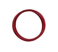 Vaessen Creative Fil Aluminium 5 m x 2 mm - Fil Métallique Red (Rouge) - Fil de Fer Souple pour Loisirs Créatifs, Perlage et Fabrication de Bijoux