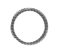 Vaessen Creative Fil Aluminium Ciselé 5 m x 2 mm - Fil Métallique Anthracite (Gris) - Fil de Fer Souple pour Loisirs Créatifs, Perlage et Fabrication de Bijoux