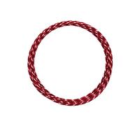 Vaessen Creative Fil Aluminium Ciselé - Rouge - 5 m x 2 mm - Souple - pour Loisirs Créatifs, Perlage et Bijoux